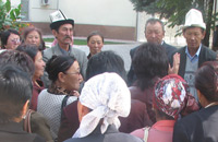 Teachers protest Bishkek