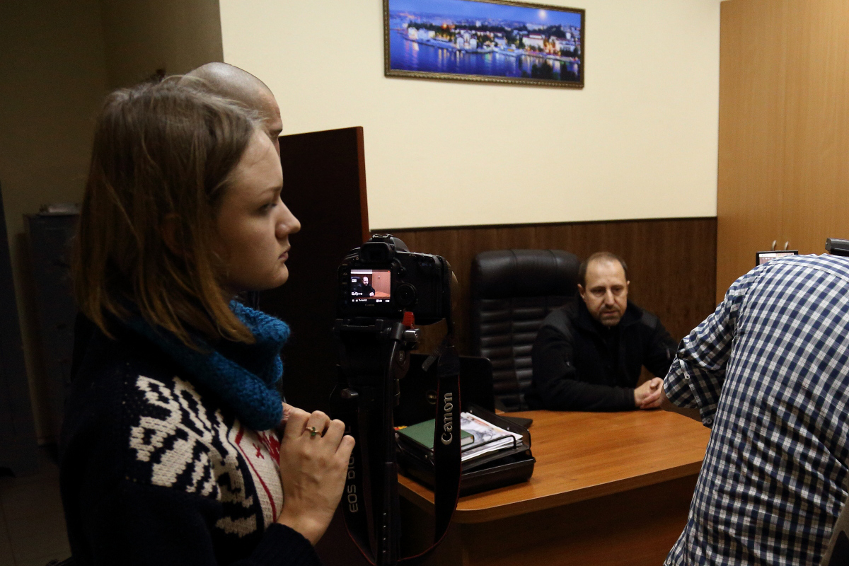 Журналисты беседовали с Ходаковским несколько часов.