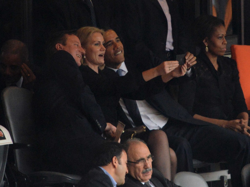Президент США Барак Обама, премьер-министр Великобритании Дэвид Кэмерон и экс-премьер-министр Дании Хелле Торнинг-Шмитт.