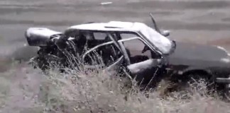 Видео: 8 человек пострадали в ДТП близ Токмока