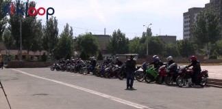Видео: Заезд бишкекских байкеров в память о погибшем товарище