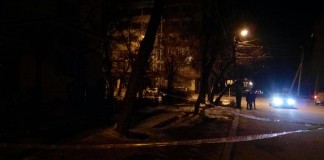Фото: Милиция оцепила Боконбаева/Исанова из-за убийства