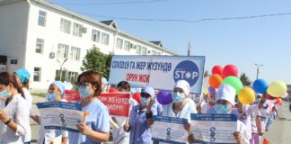 В Баткене началась 10 дневная акция в поддержку вакцинации против коронавируса
