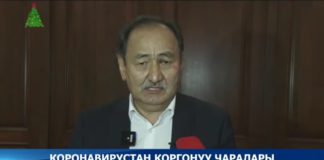 Синяки на лице Бейшеналиева: Минздрав утверждает, что на него упала арча
