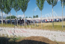 Одним кадром: В селе Ичке-Суу прошли похороны кримавторитета Доо-Чынгыза